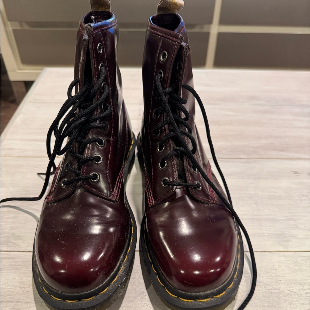 Dr. Martens Dark Burgundy Boots